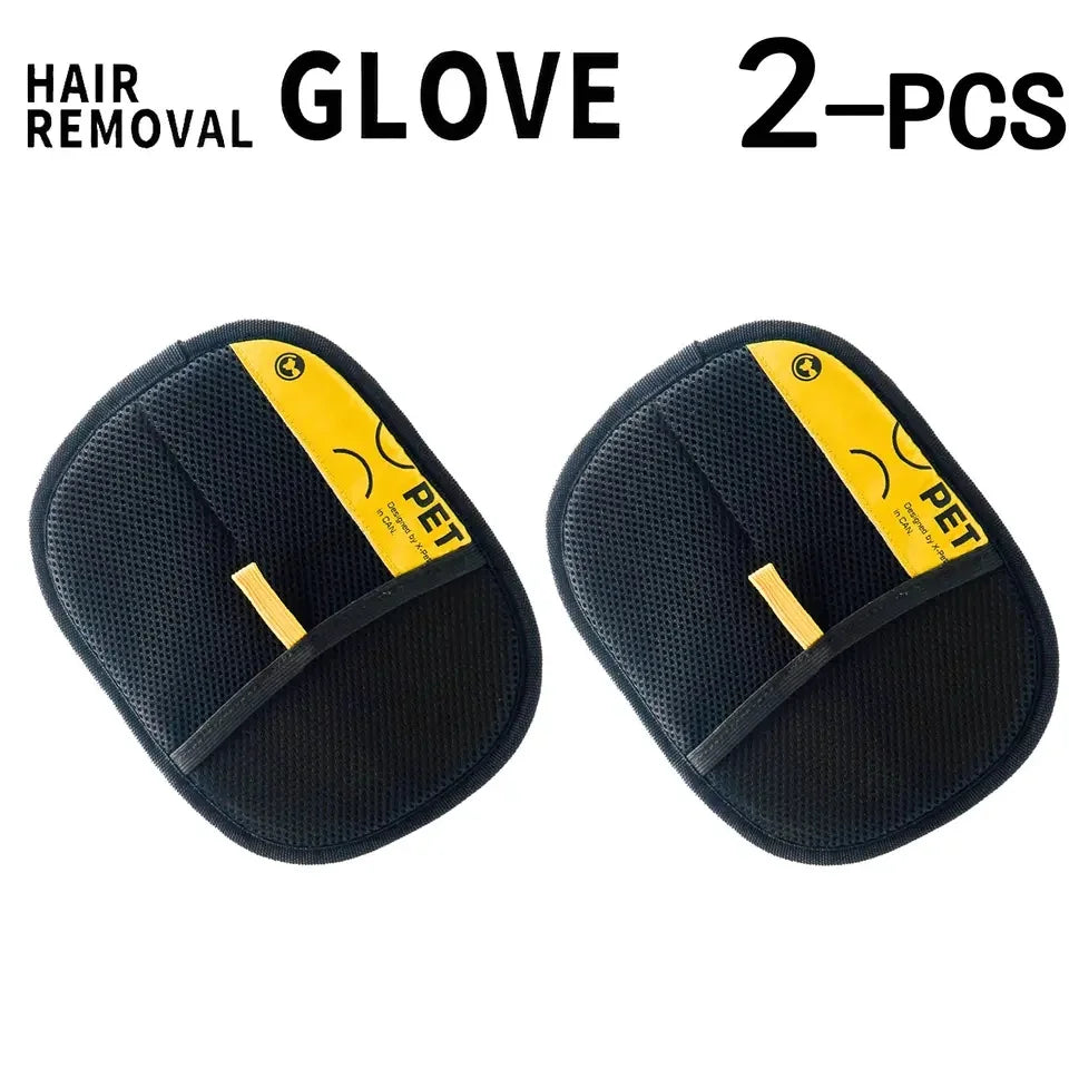 Animal hair glove Electrostatic gloves Two-way brush pet hair removal glove for cats dogs clothes furniture electrostatic