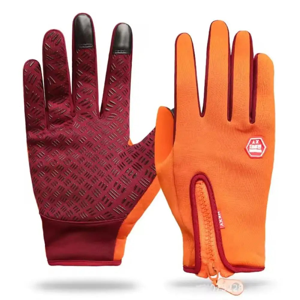 Hot Winter Gloves For Men Women Touchscreen Warm Outdoor Cycling Driving Motorcycle Cold Gloves Windproof Non-Slip Womens Gloves