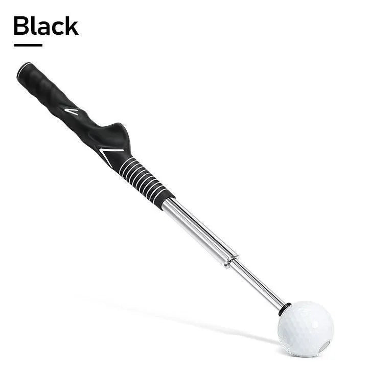 2025 Golf Swing Trainer Portable Indoor Outdoor - Adjustable Golf Practice Aid for Beginners & Pros