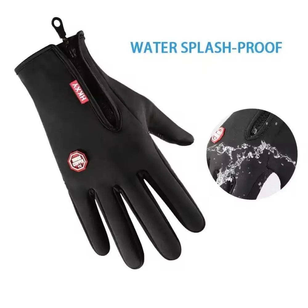 Hot Winter Gloves For Men Women Touchscreen Warm Outdoor Cycling Driving Motorcycle Cold Gloves Windproof Non-Slip Womens Gloves