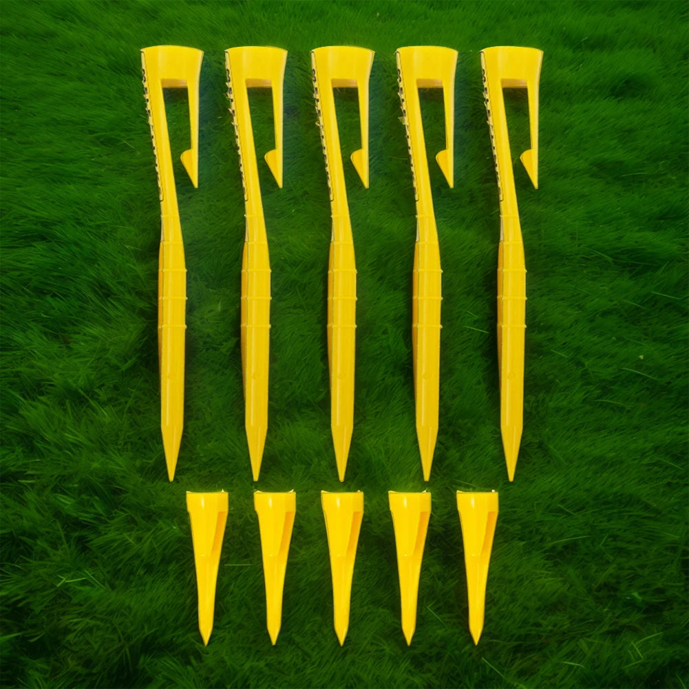 10 Pcs Golf Balls Holder Portable Golf Plastic Tees Adjustable Height Pocket Tees Golf Practice Accessories Gifts for Golfers