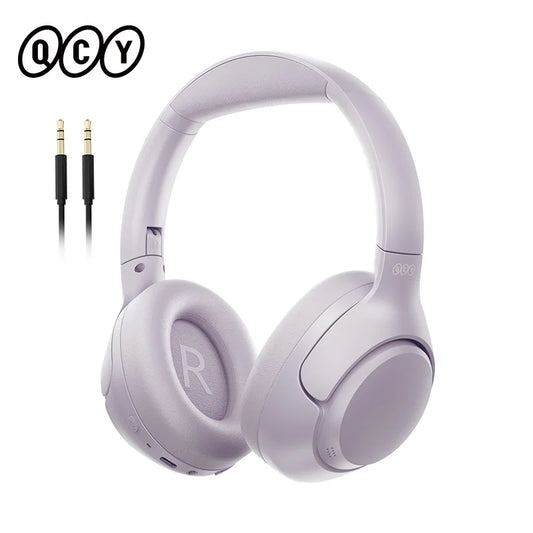 Wireless Headphones Bluetooth 5.4 Hi-Res Audio Over Ear Headset 43dB Hybrid Active Noise Cancellation Earphones 60H