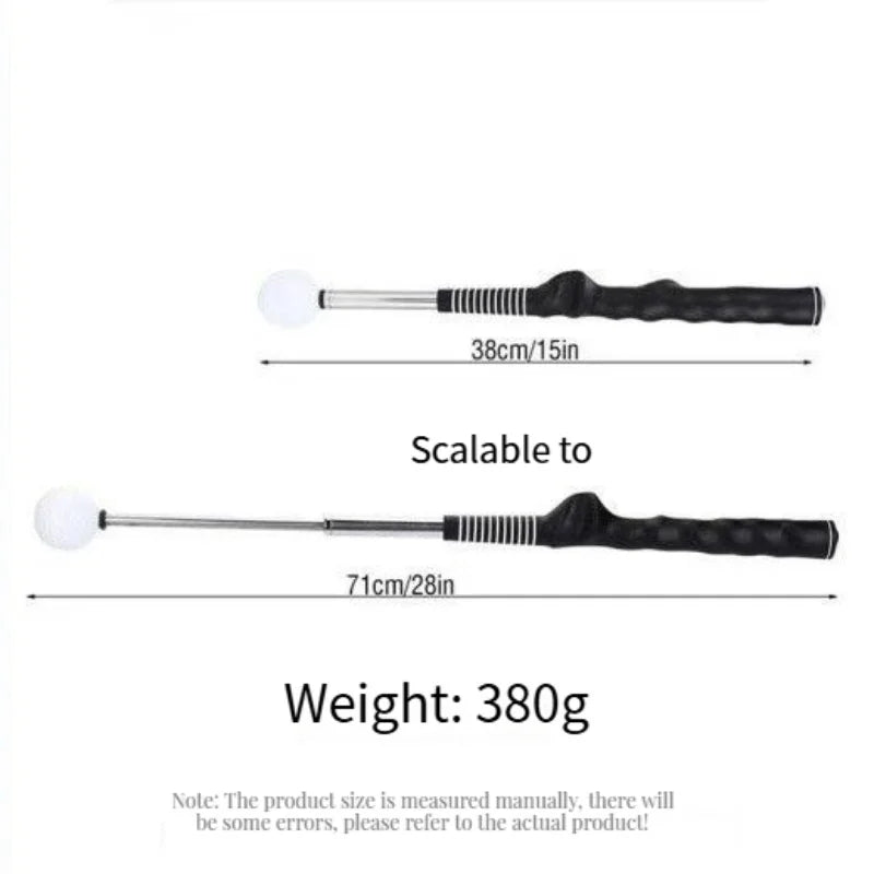 2025 Golf Swing Trainer Portable Indoor Outdoor - Adjustable Golf Practice Aid for Beginners & Pros